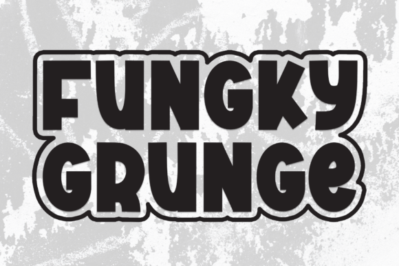 Fungky Grunge Font: A Bold Typeface for Edgy Design