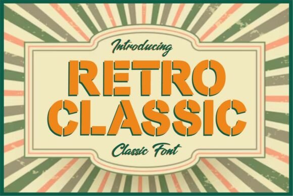 Retroclassic Regular: A Timeless Typeface for Modern Creators