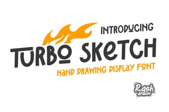 Turbo Sketch: The Energetic Display Font for Bold Creativity
